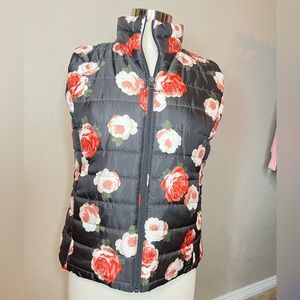 LOFT flower vest medium